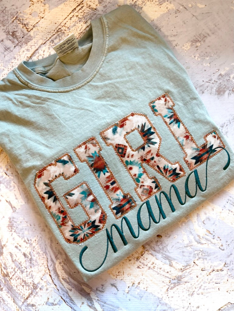 Girl Mama Appliqué Tee