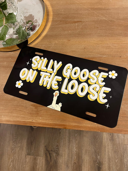 Silly Goose License Plate