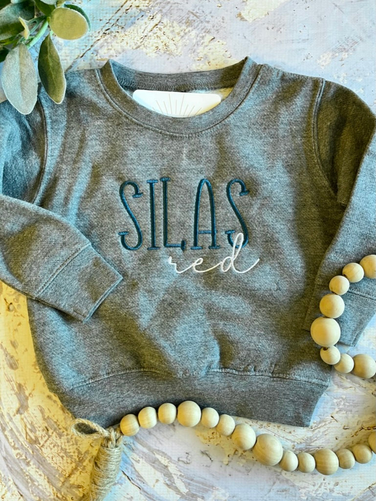 Custom Name Toddler Crewneck