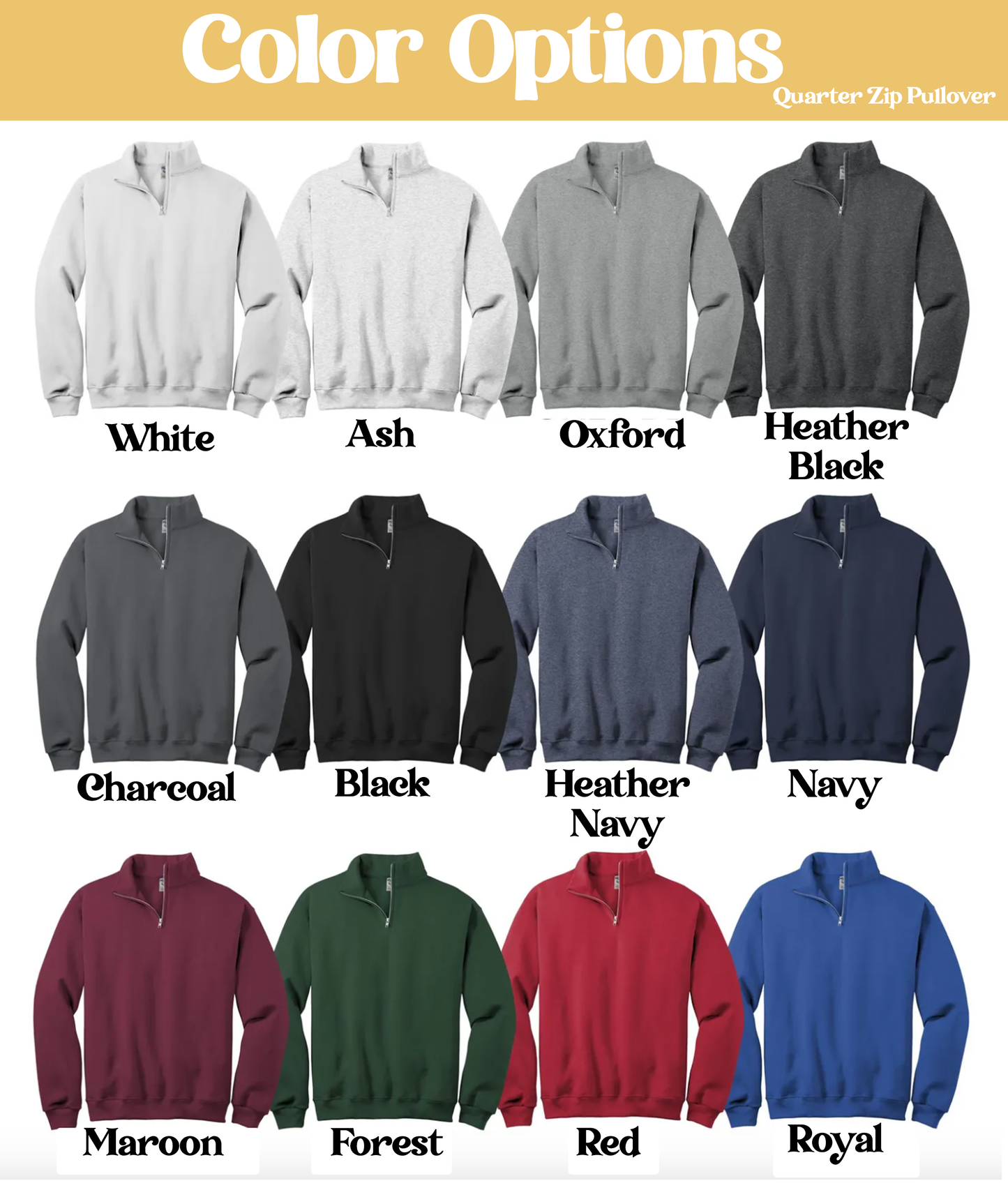 CNA Quarter Zip Pullover Sweatshirt