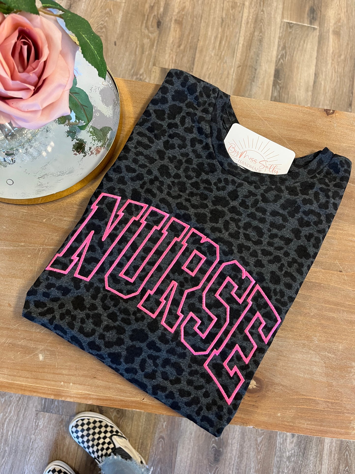 Embroidered Nurse Tee