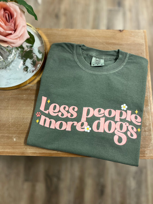 Less People More Dogs Tee