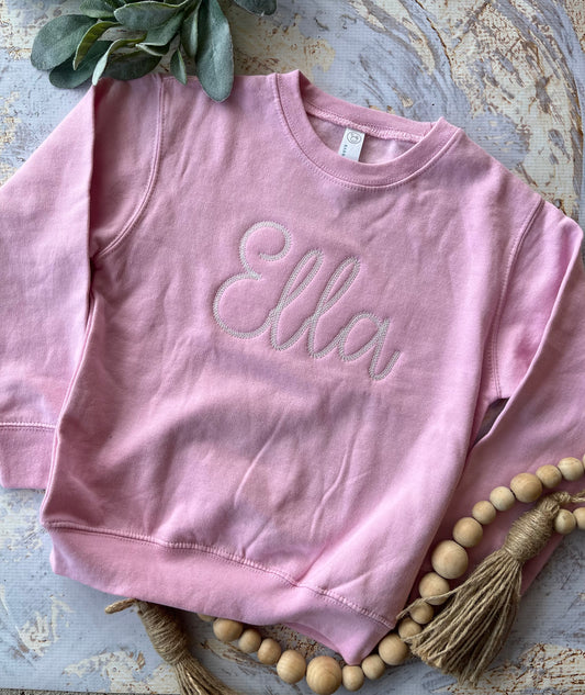 Custom Name Toddler Crewneck Sweatshirt