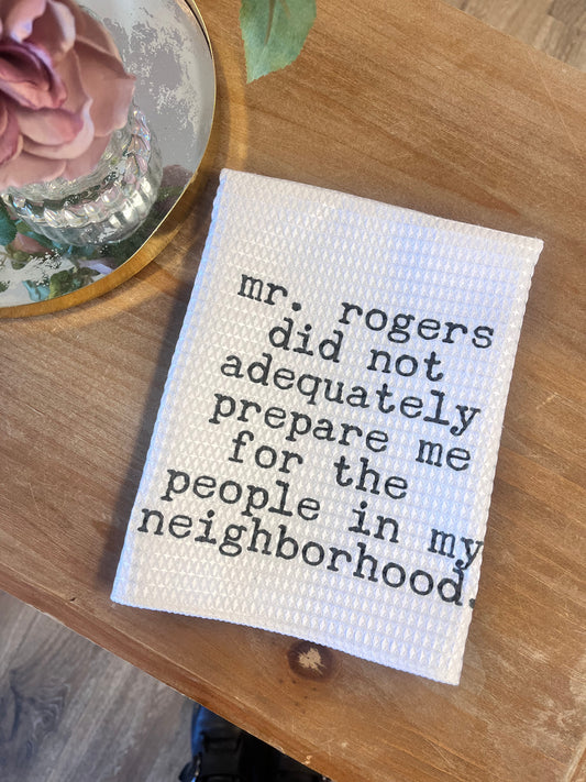 Mr. Rogers Tea Towel