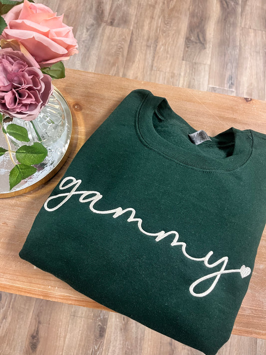 Embroidered Gammy Sweatshirt