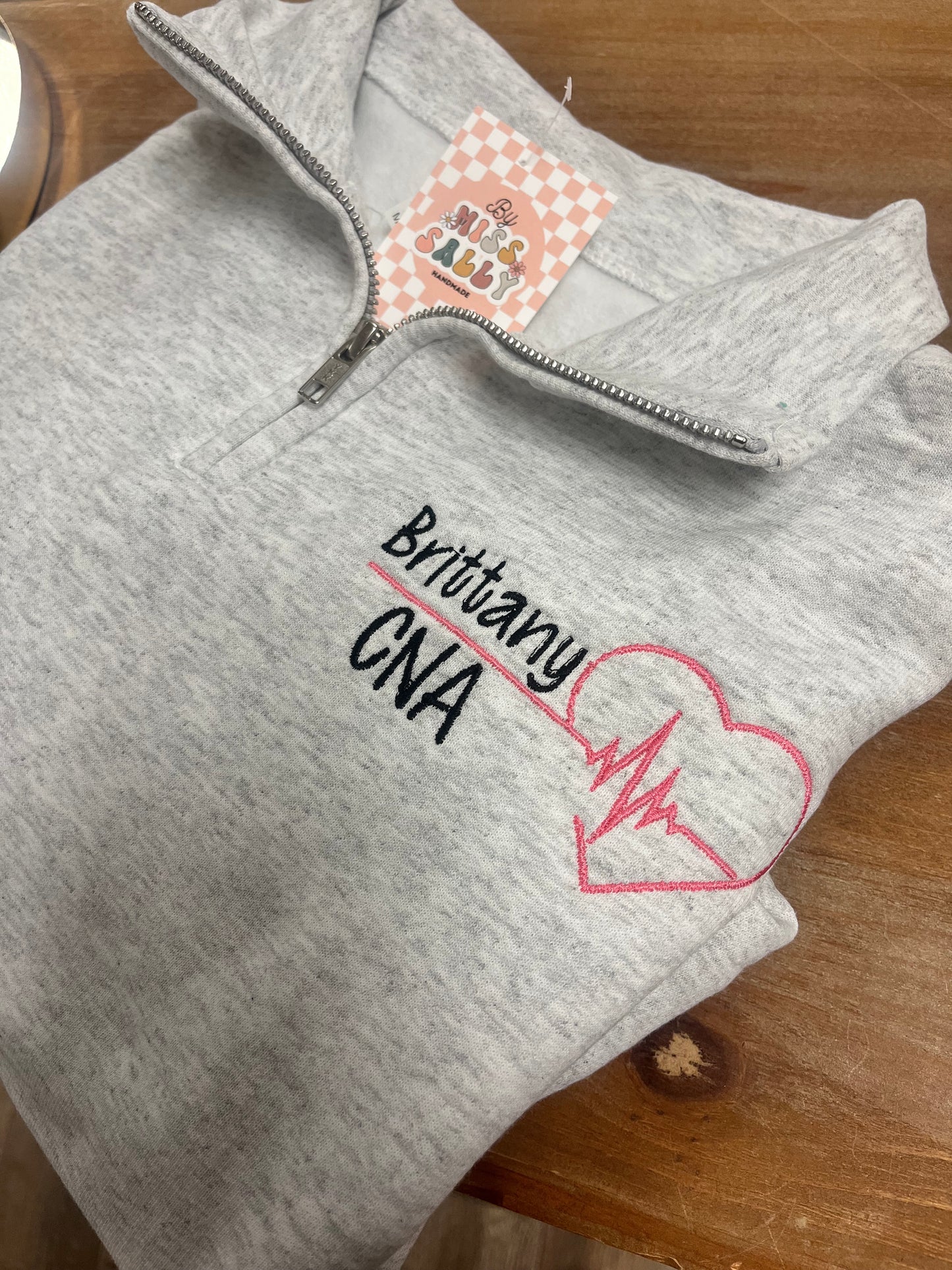 CNA Quarter Zip Pullover Sweatshirt