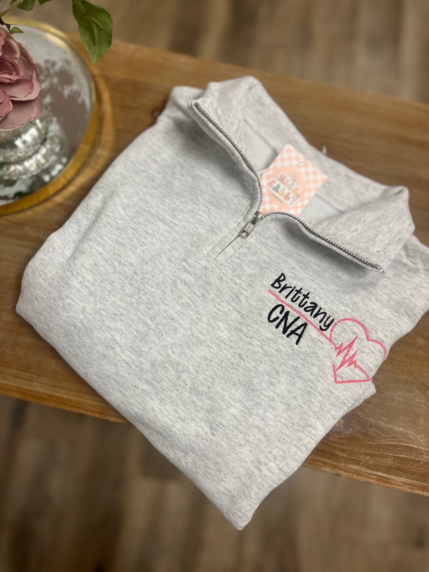 CNA Quarter Zip Pullover Sweatshirt