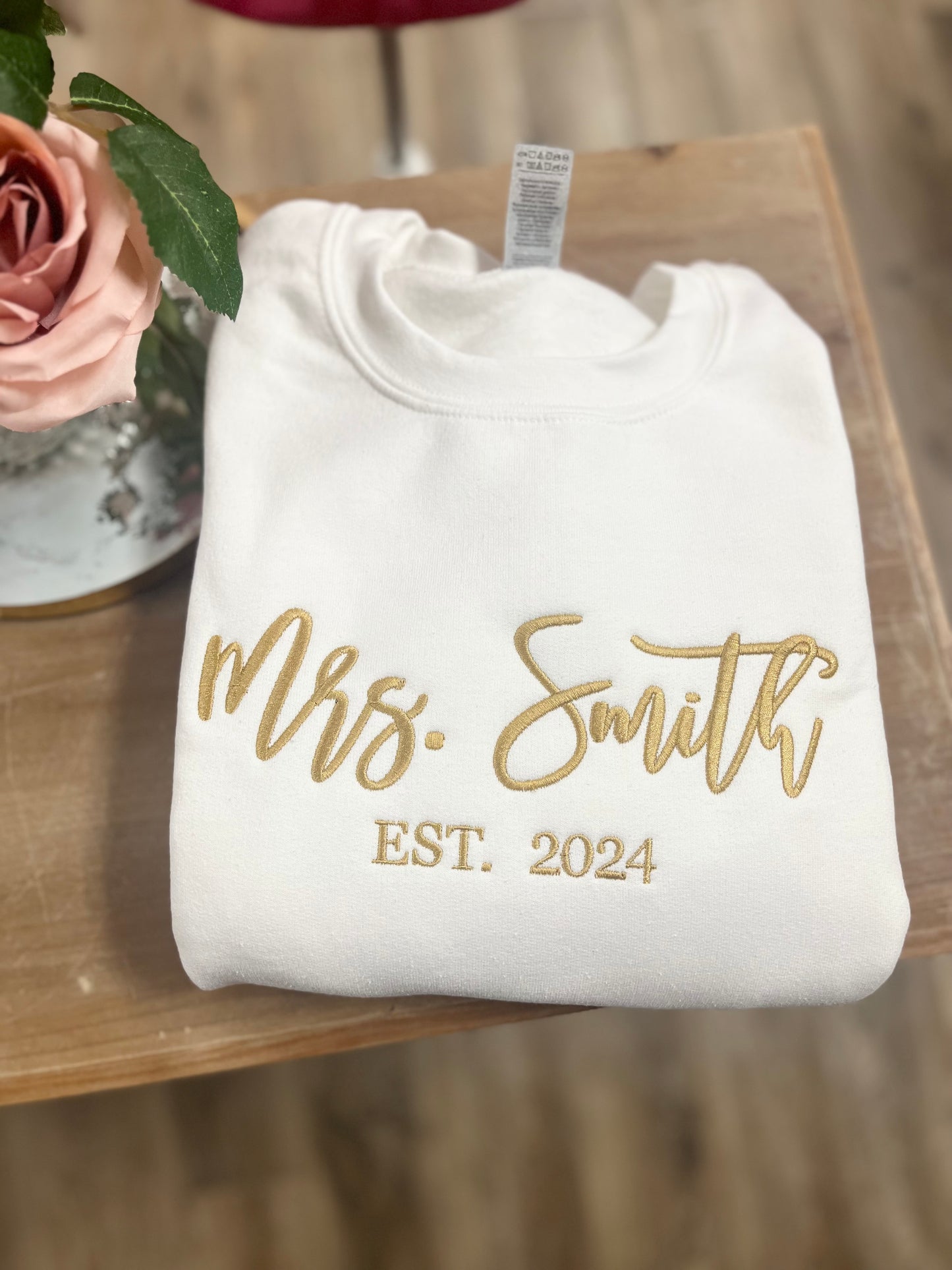 Custom Mrs. Sweatshirt