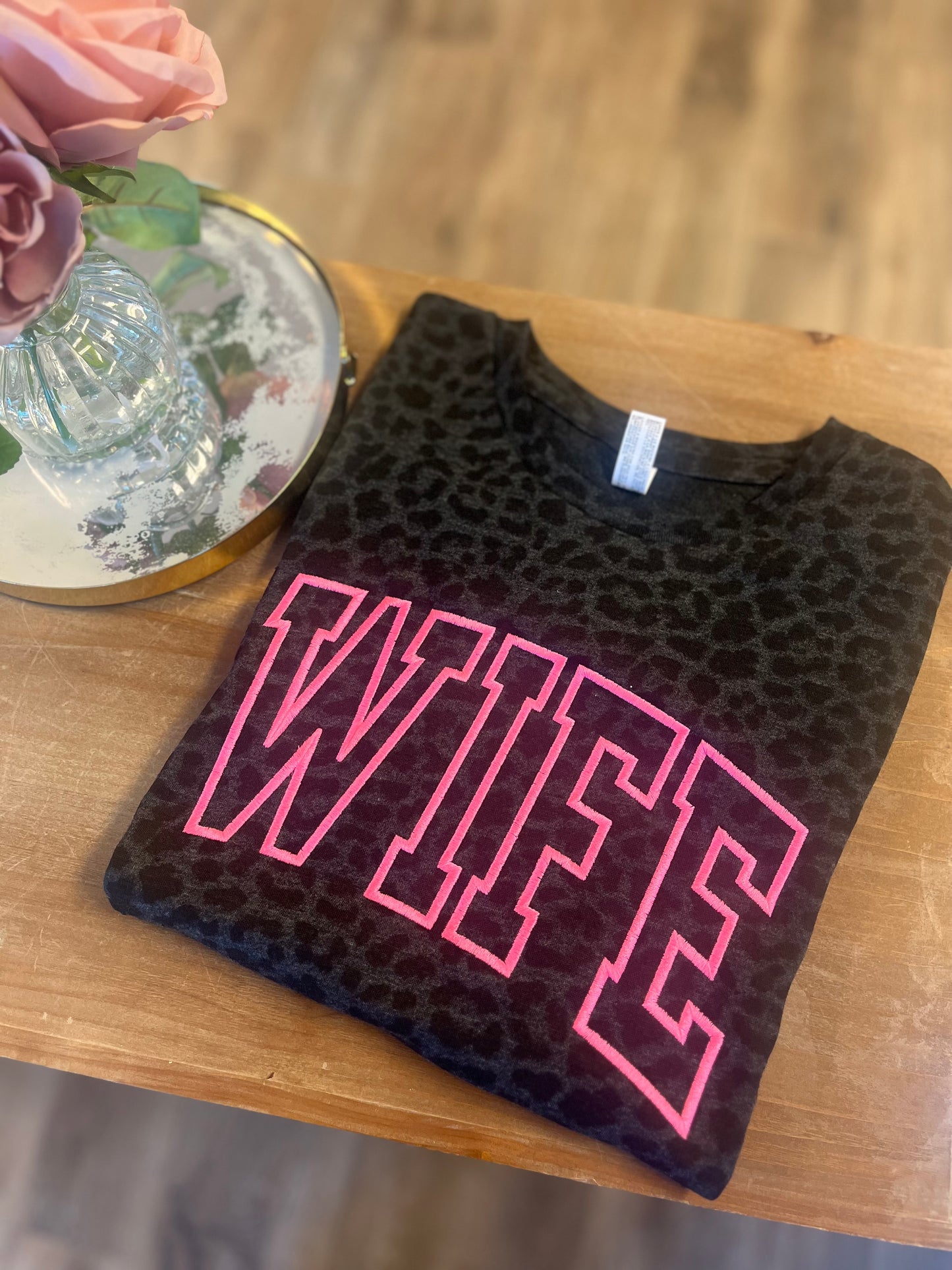 Embroidered Wife Tee