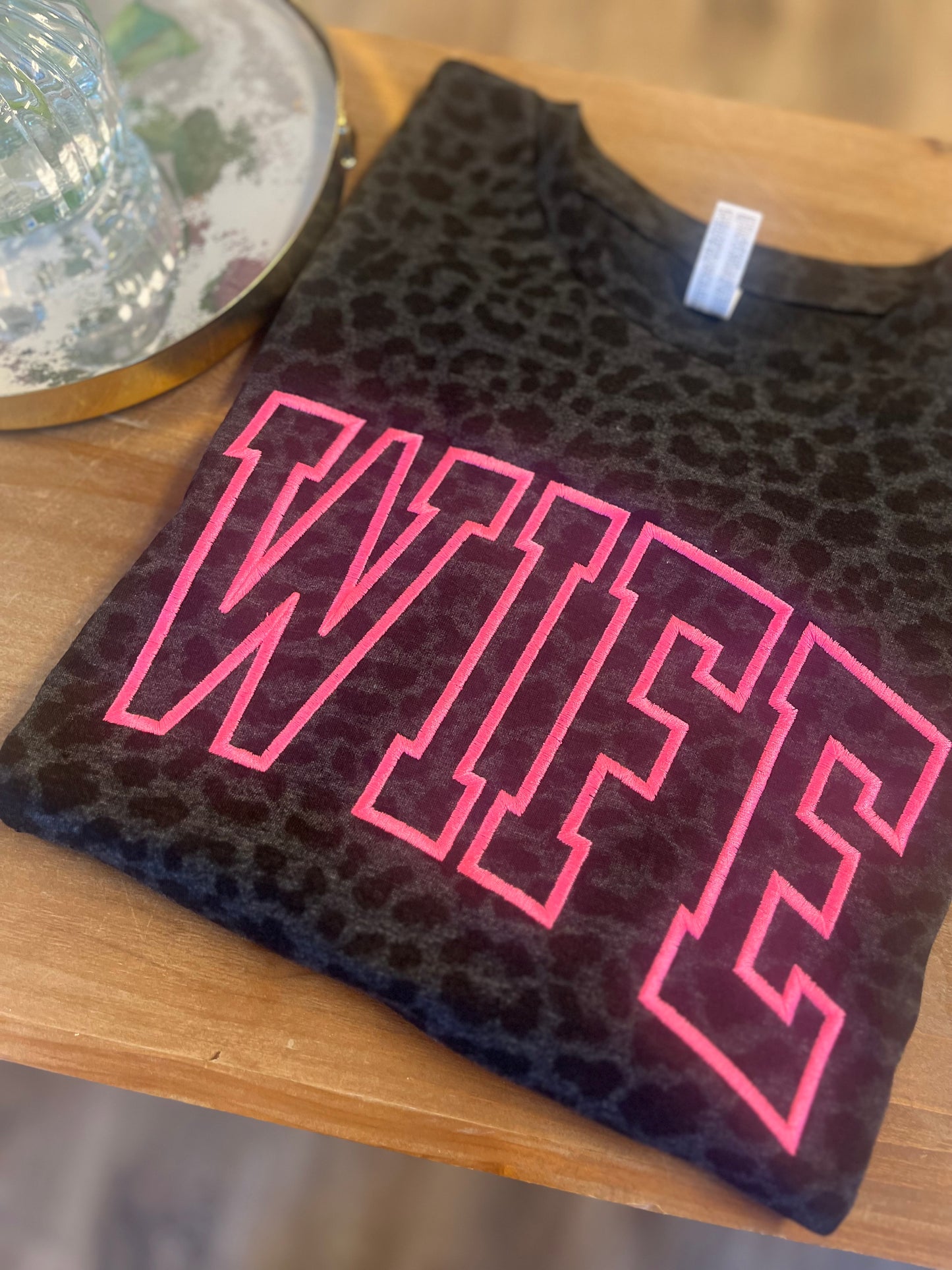 Embroidered Wife Tee