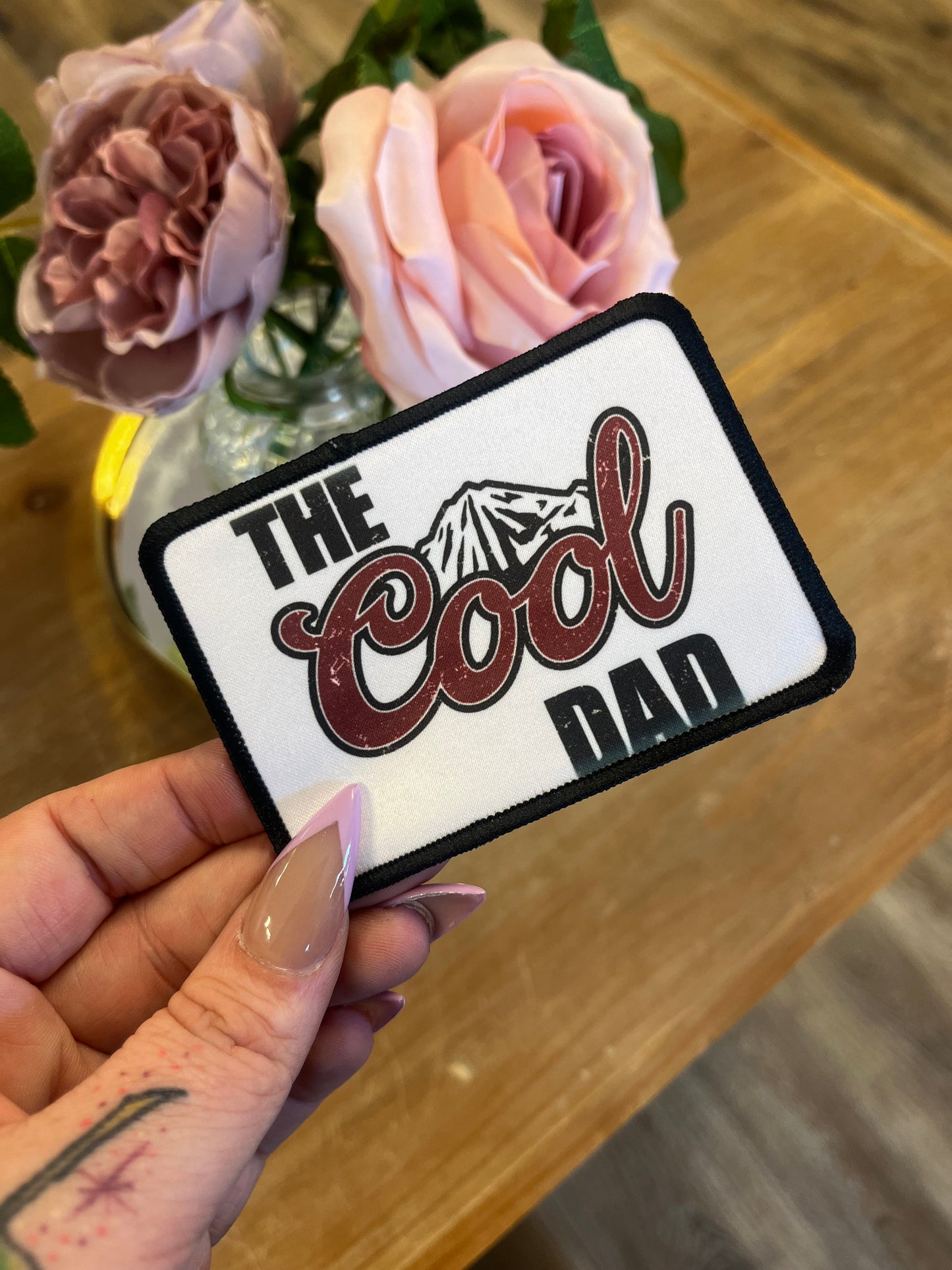 Cool Dad Iron On Patch