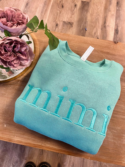 Embroidered Mimi Sweatshirt