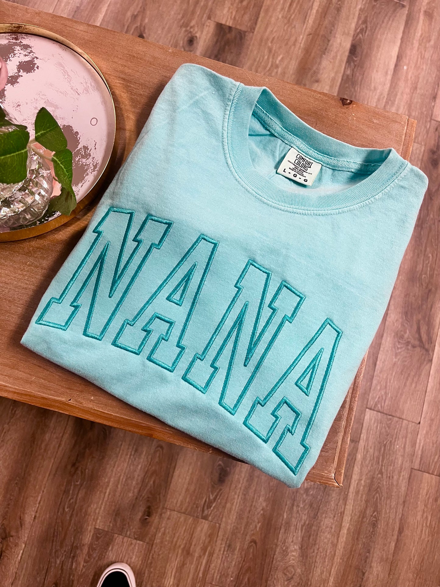 Embroidered Nana Comfort Colors Tee