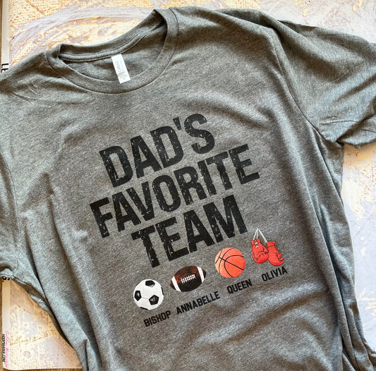 Dad's Favorite Team Tee