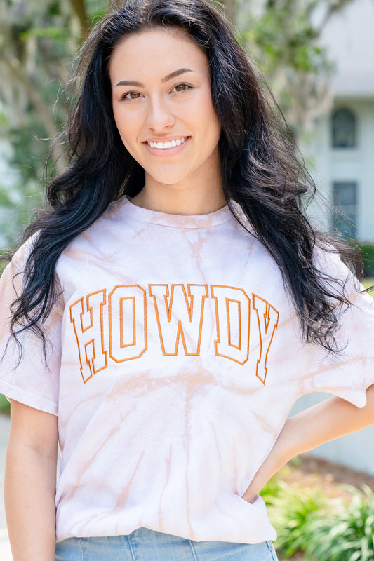 Embroidered Howdy Tee