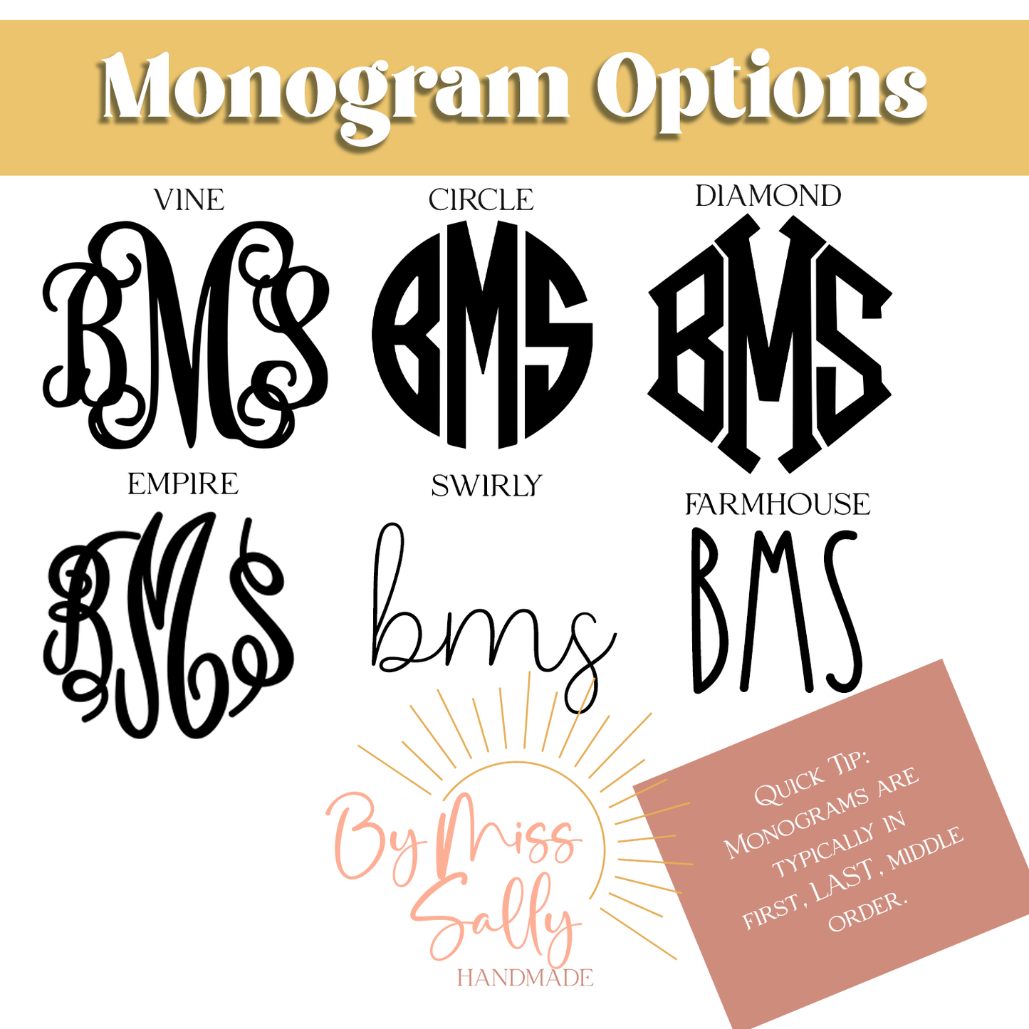 Monogram License Plate - Preppy Paisley