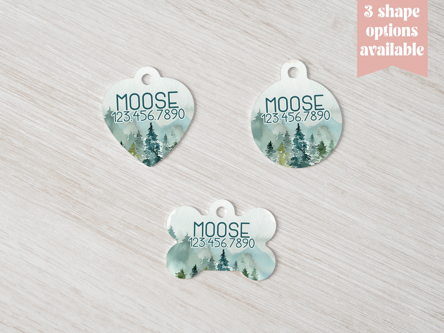 Mountain Forest Pet Tag