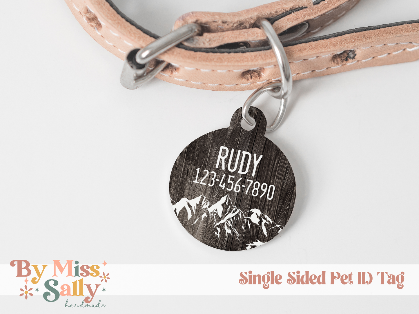 Rustic Mountain Pet Tag