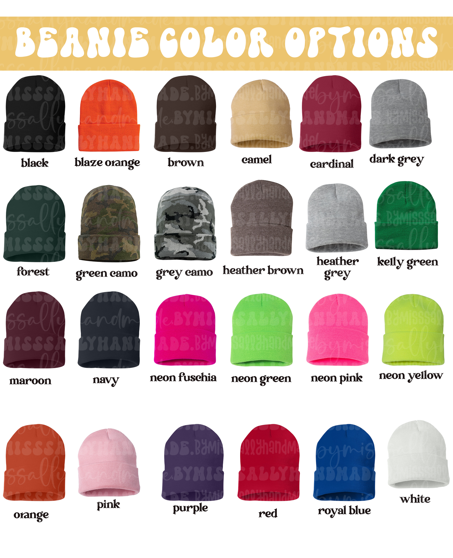 Custom Logo/Name Beanie