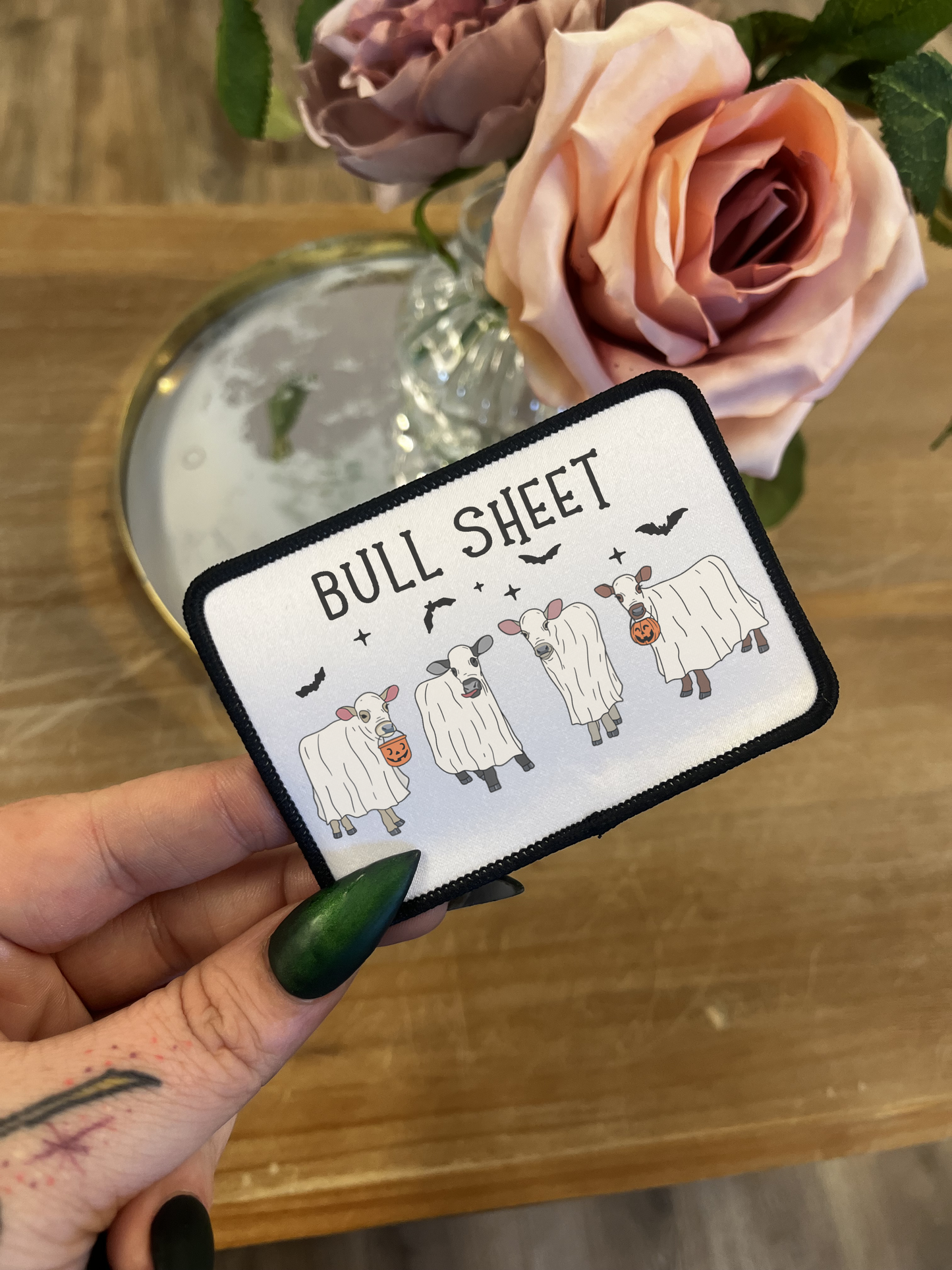 Bull Sheet Iron On Patch