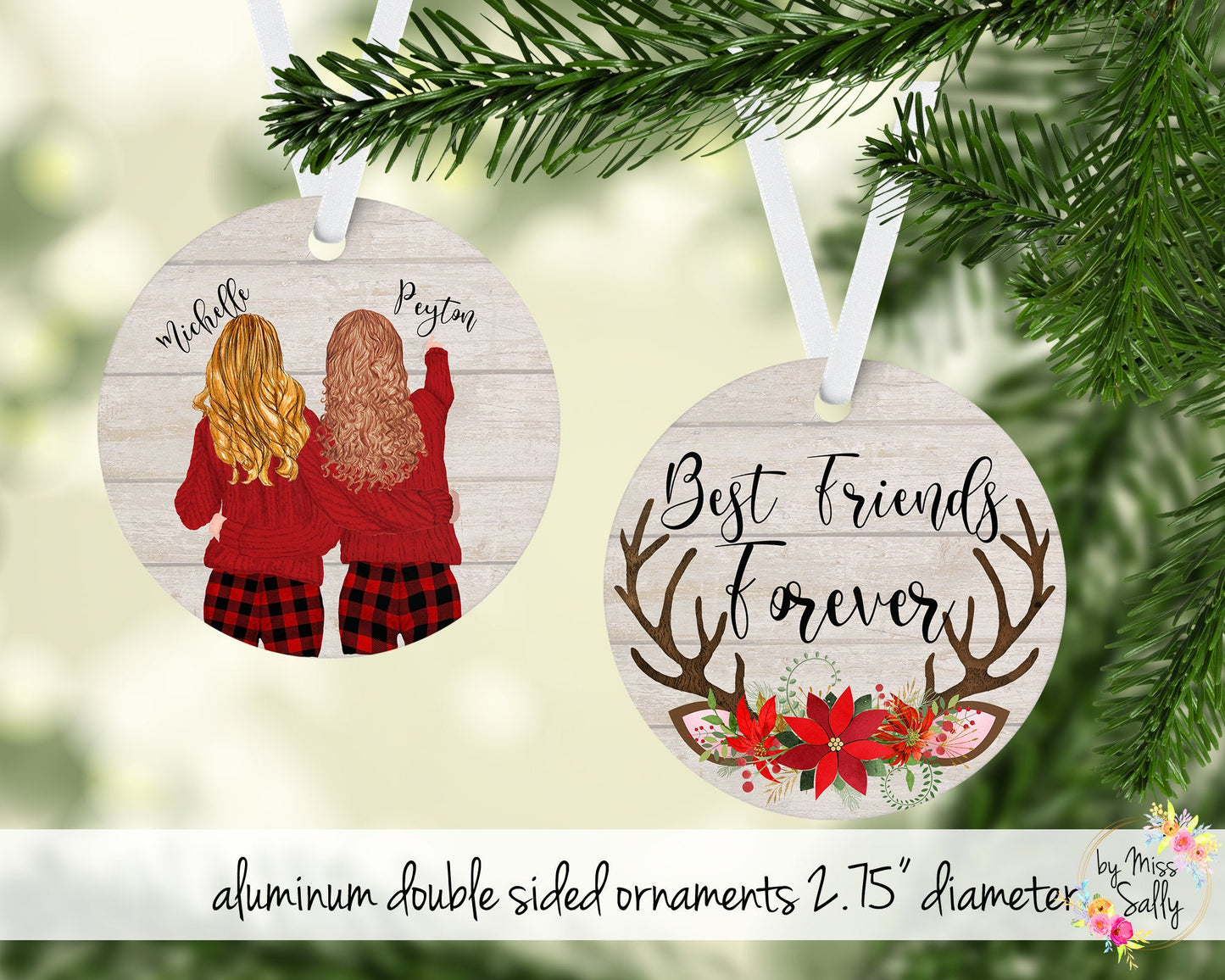 Personalized Best Friends Ornament - Best Friends Forever