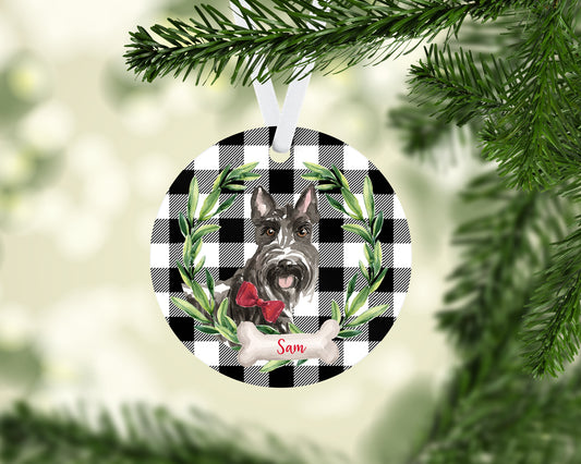 Scottish Terrier Ornament, Personalized