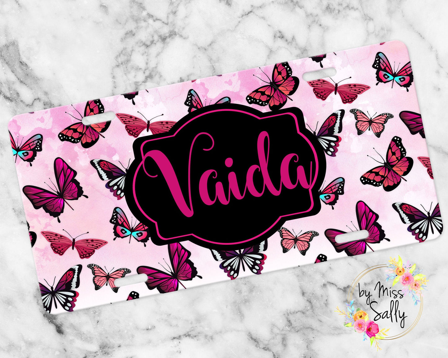 Butterfly Personalized License Plate