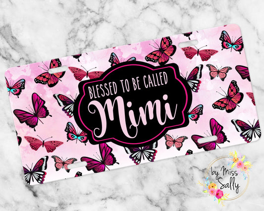 Blessed to be Called Mimi License Plate, Custom