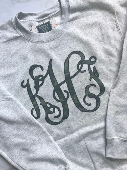 Camo Monogram Sweatshirt