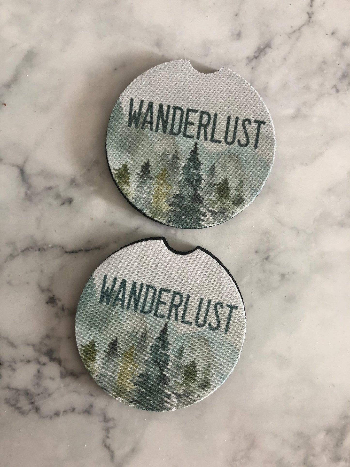 Wanderlust Car Coasters