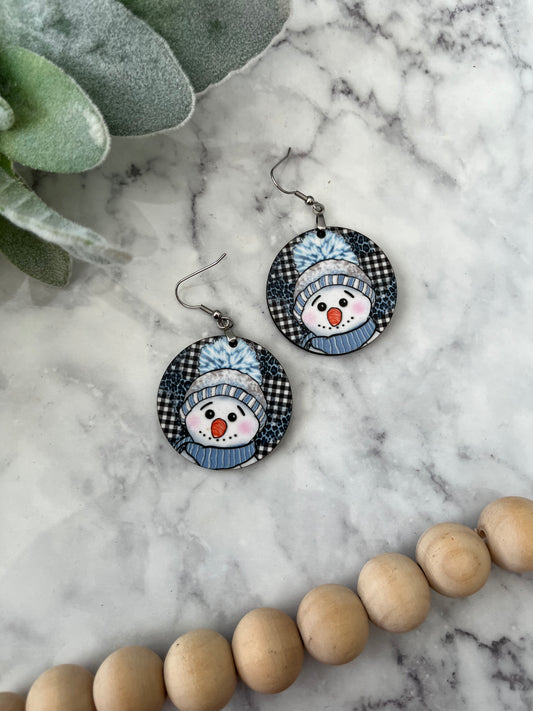 Bree Snowman Earrings