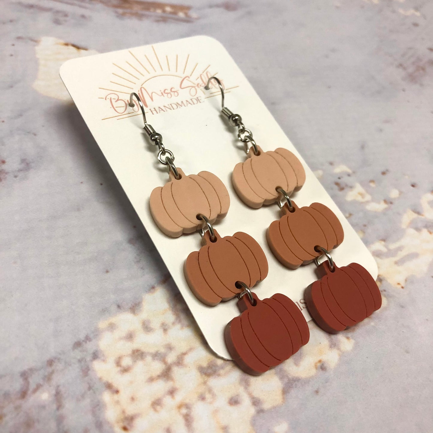 Ombré Pumpkin Earrings