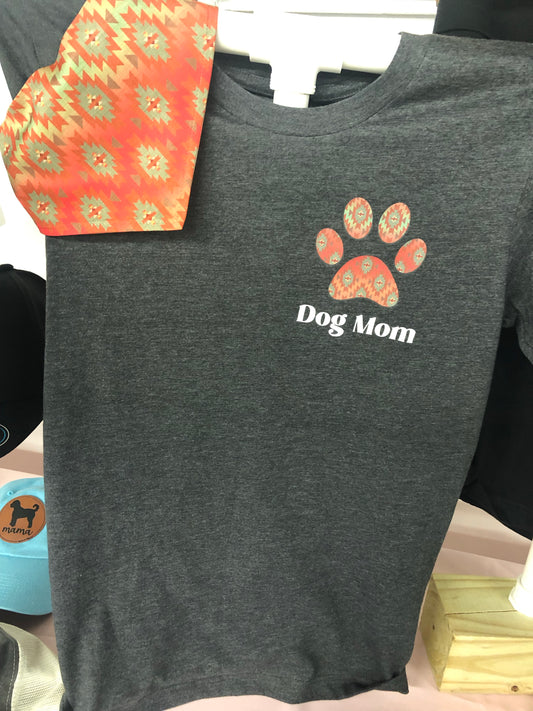 Dog Mom Shirt and Matching Bandana