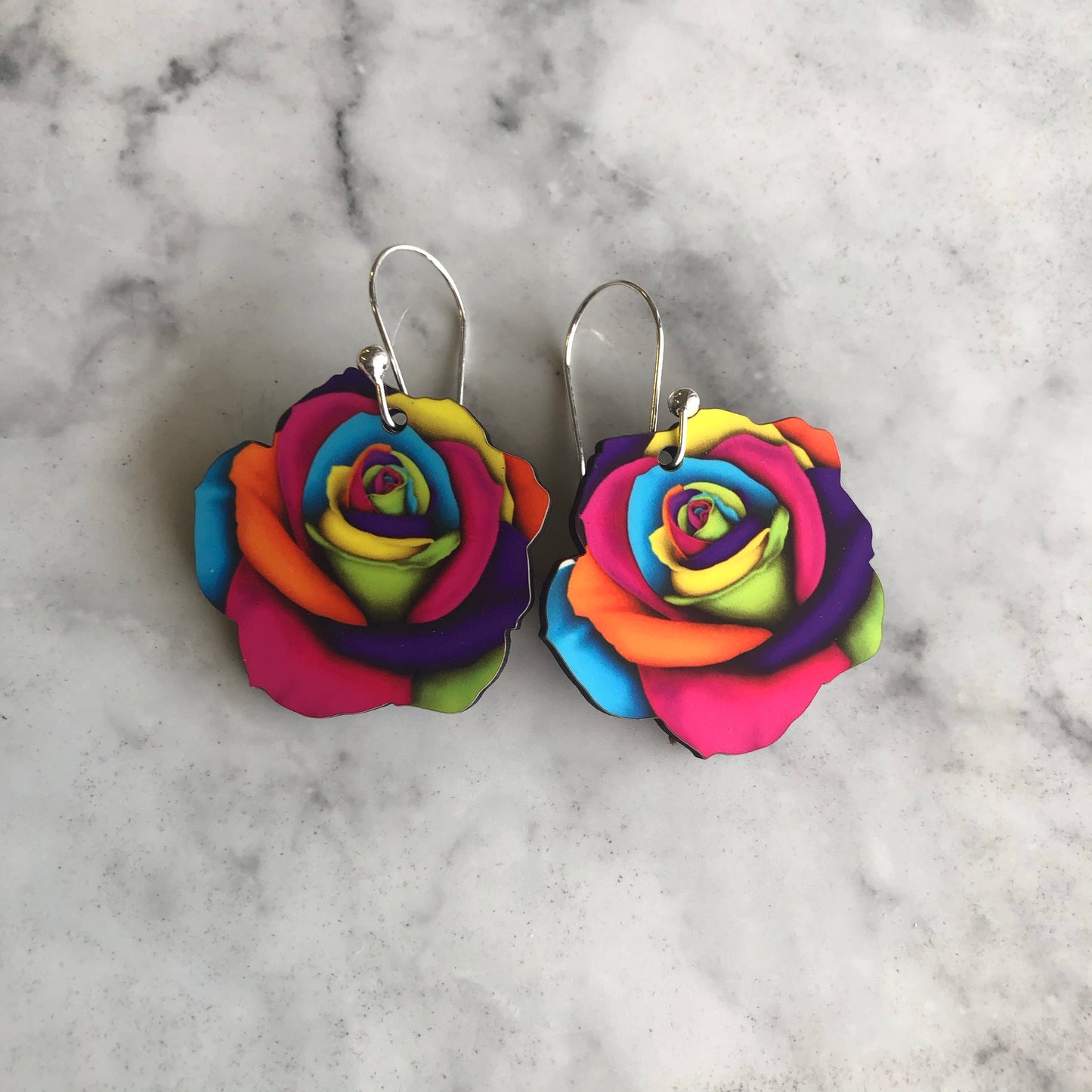 Juliet Rose Earrings in Rainbow