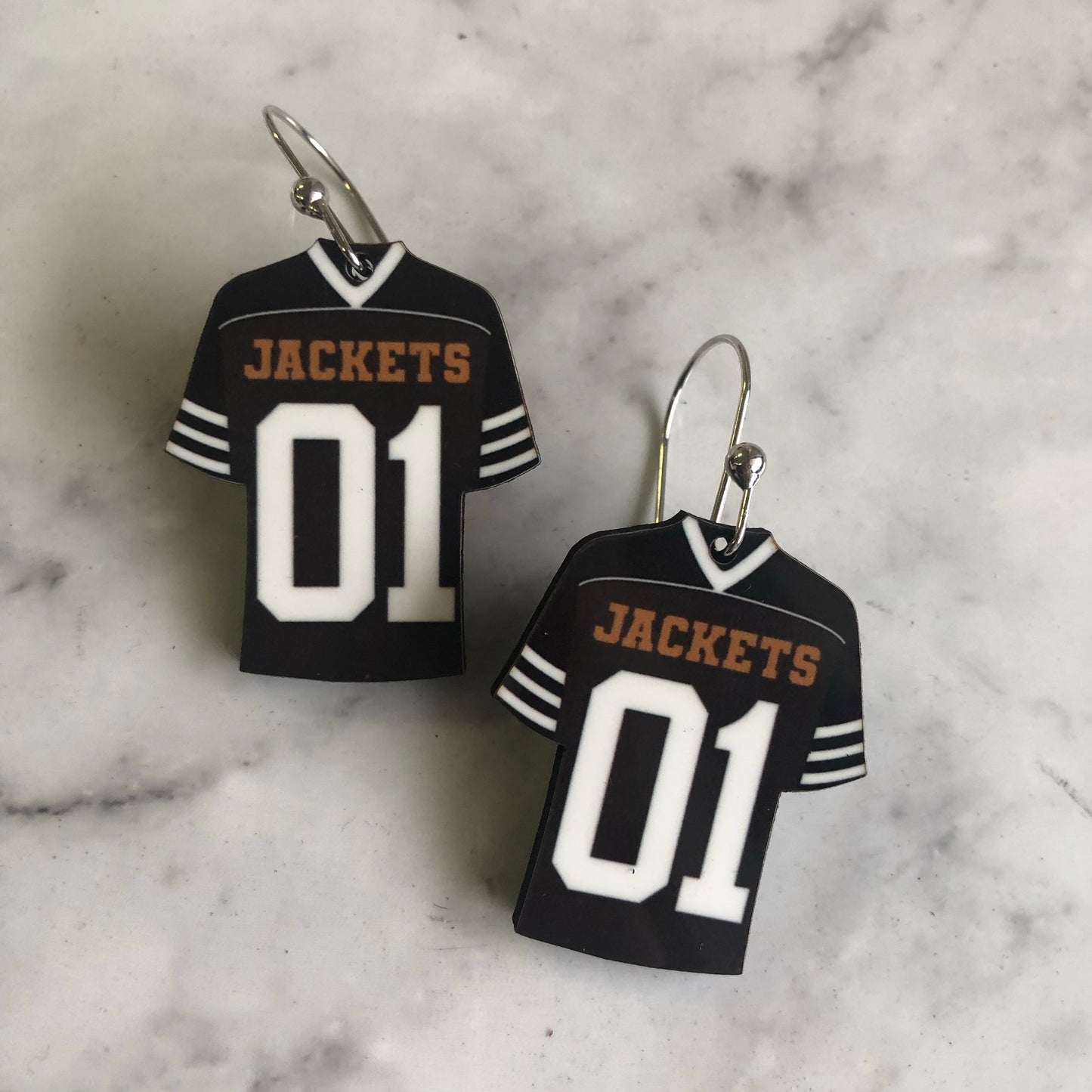 Custom Jersey Earrings