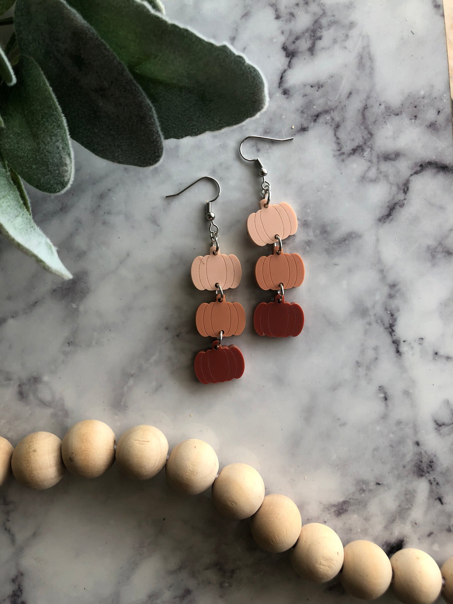 Ombré Pumpkin Earrings