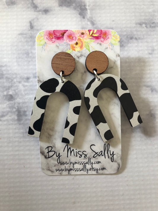 Ursula Cow Earrings