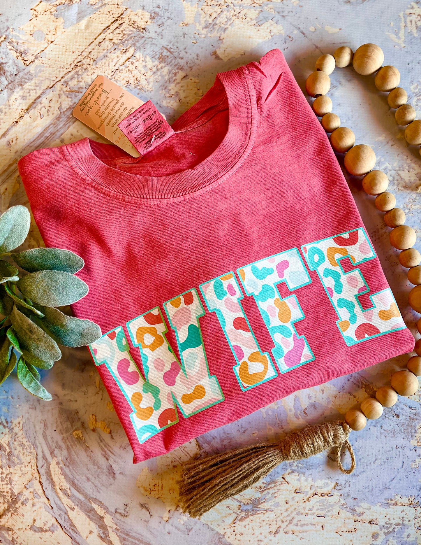 Bright Leopard Wife Tee