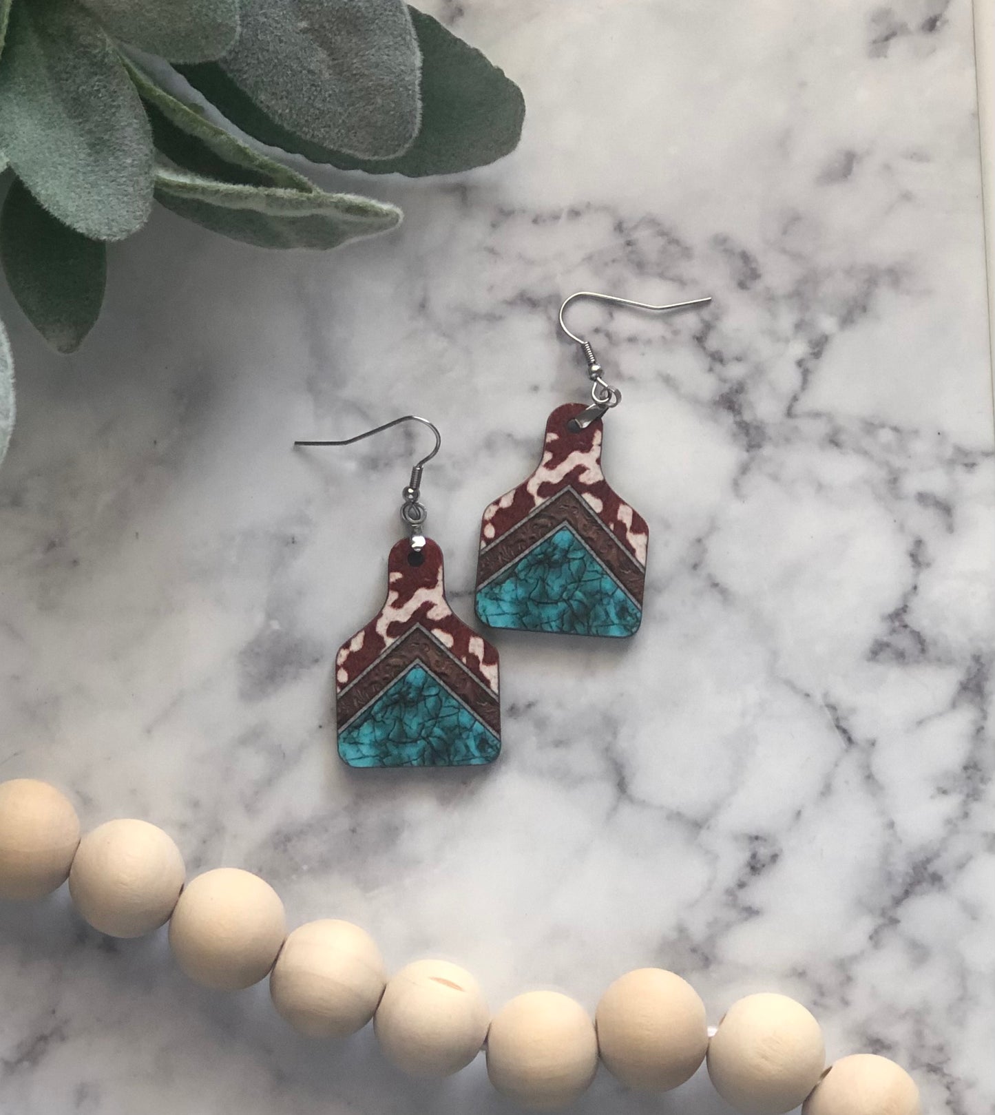 Caroline Western Turquoise Earrings