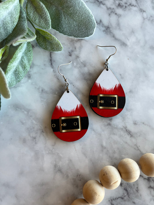 Sally Santa Belt Earrings