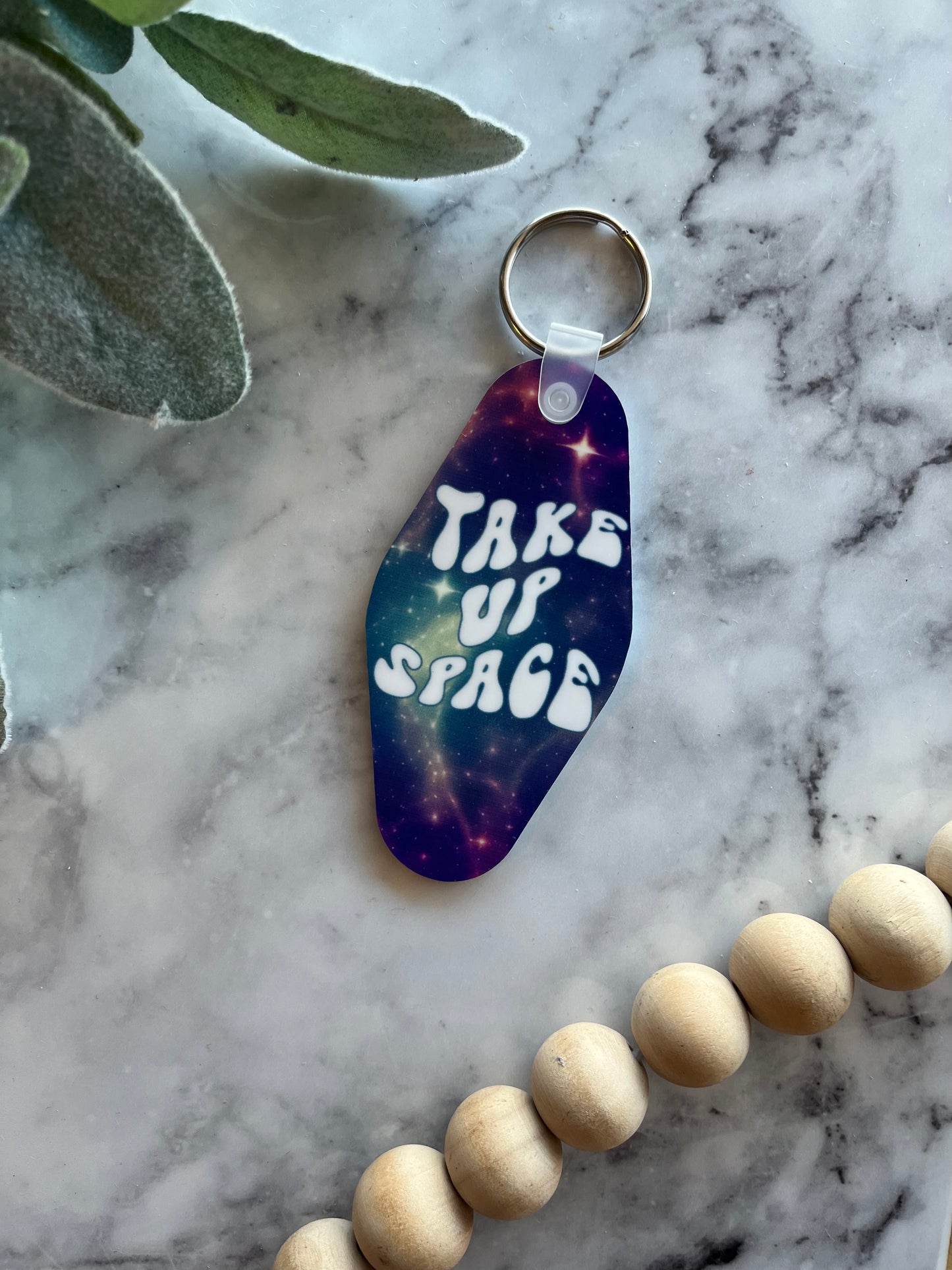 Take Up Space Keychain