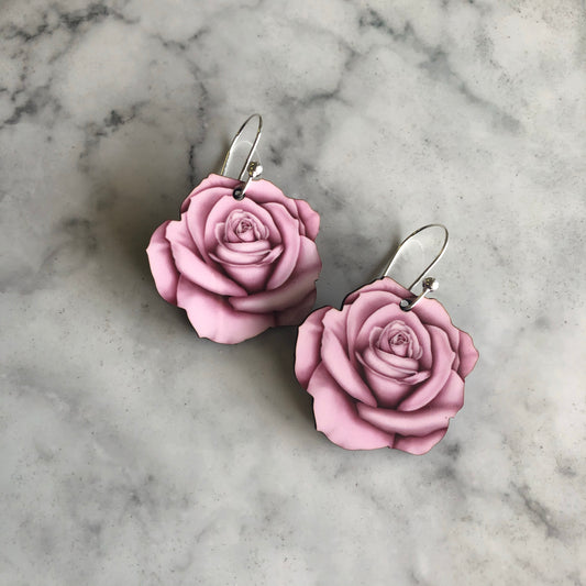 Juliet Rose Earrings in Blush