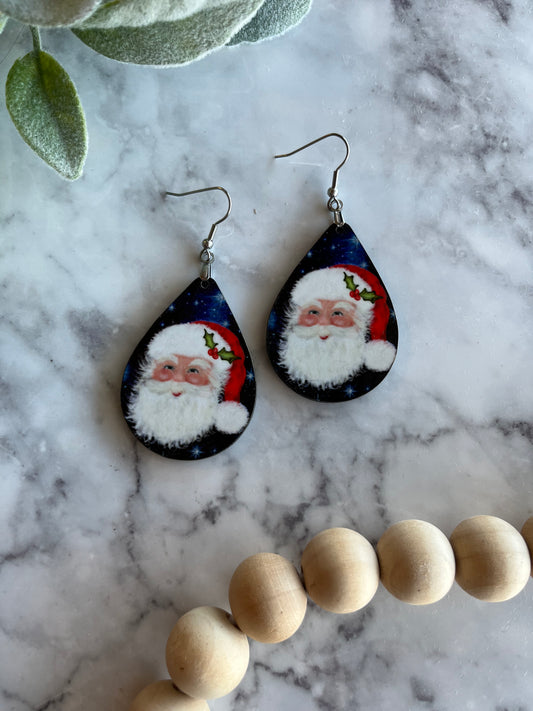 Sally Santa Earrings in Nightsky