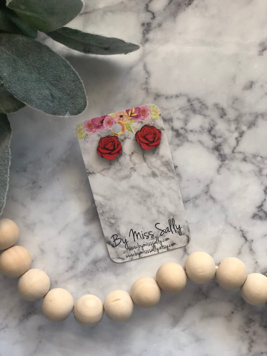 Juliet Rose Stud Earrings