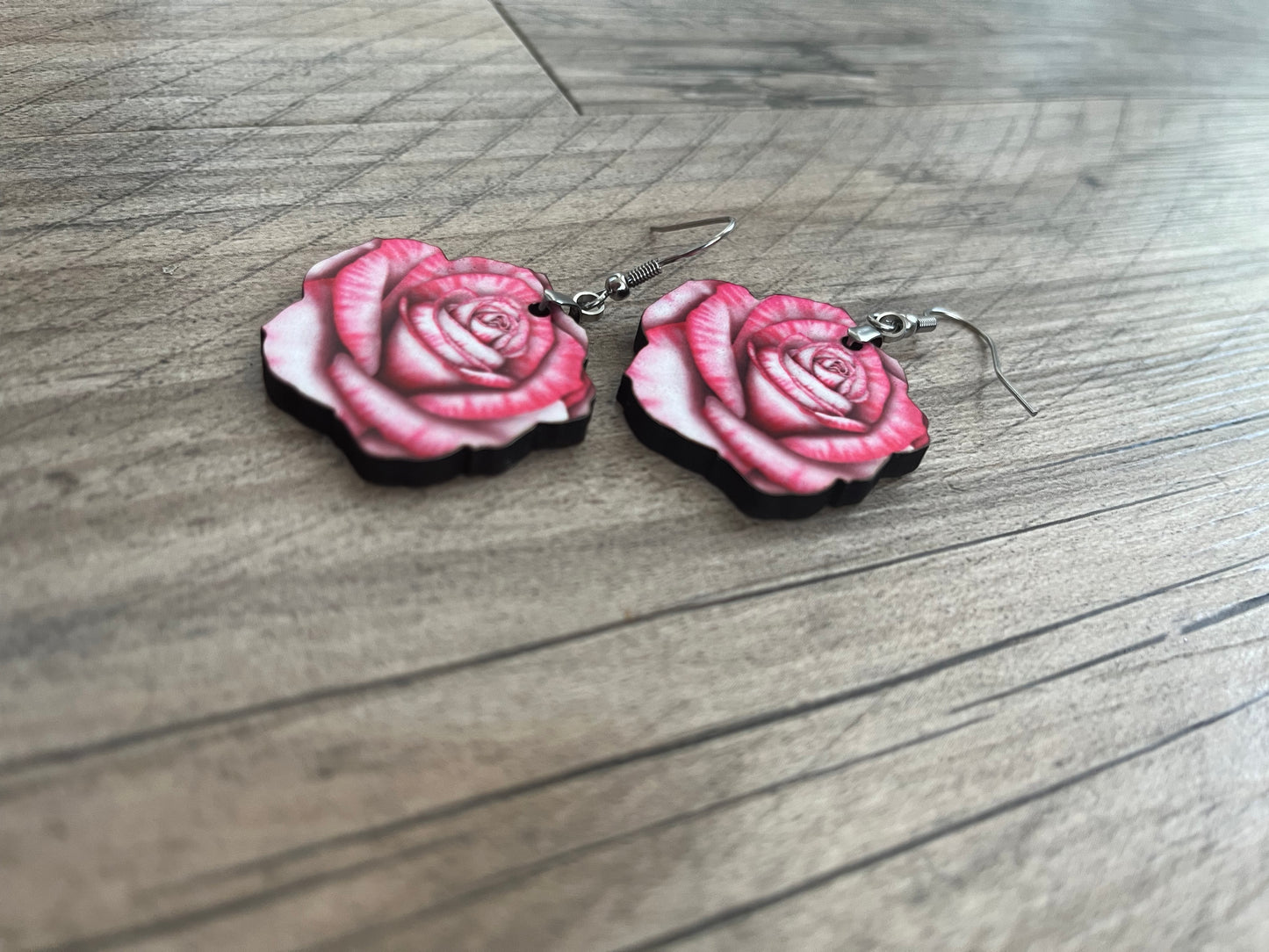 Juliet Rose Earrings in Pink Ombre