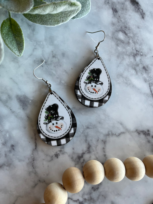 Sally Snowman Earrings