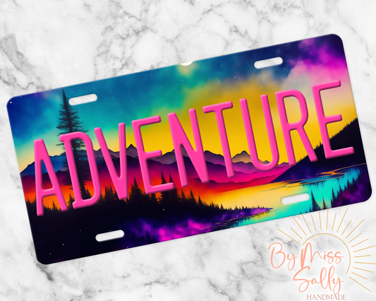 Adventure License Plate